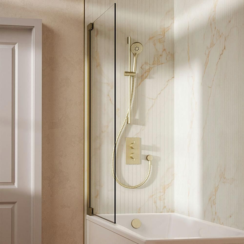 Crosswater MPRO Design Thermostatic Shower Set 6 with Handset & Bath Filler - Choice of Finish and Outlet