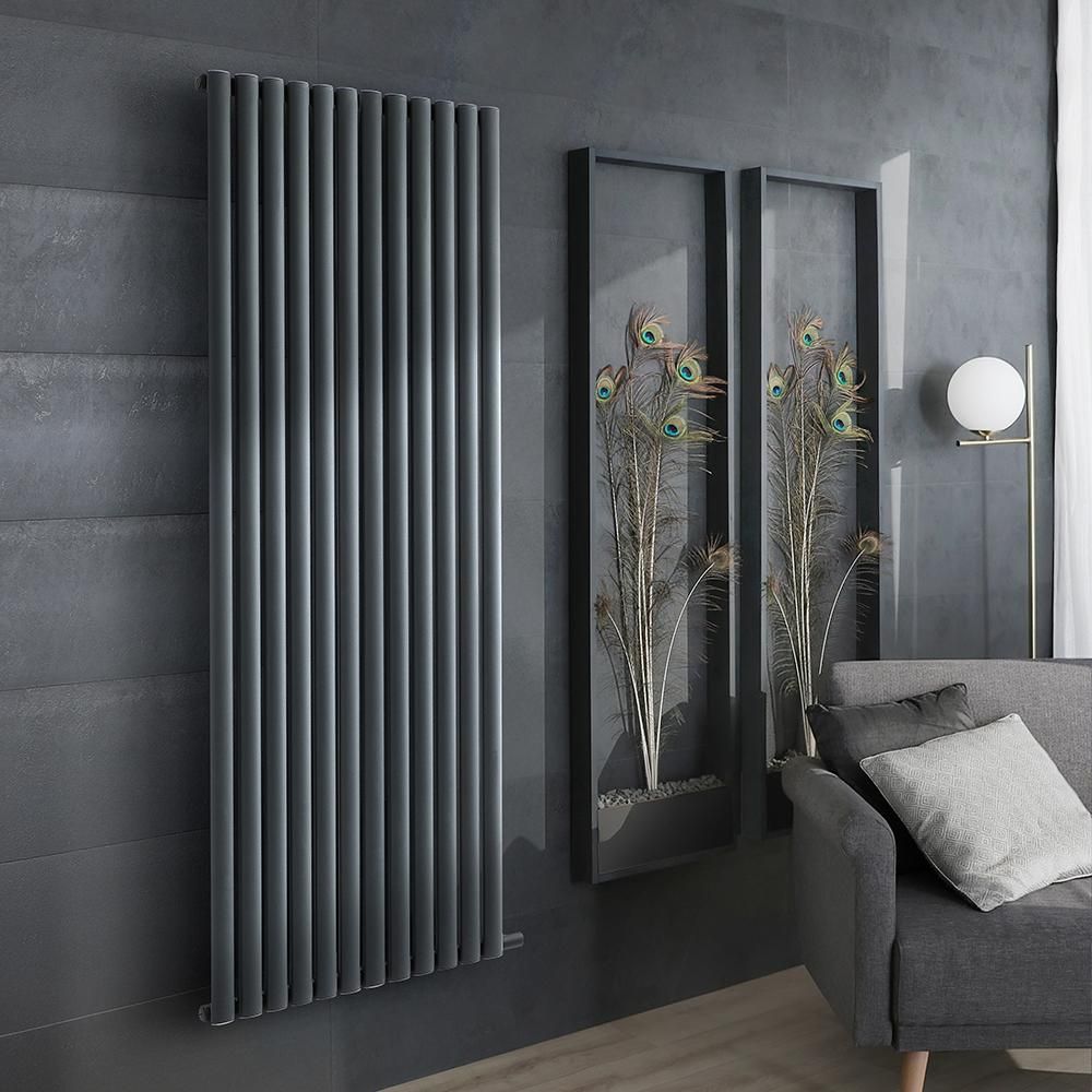 Milano Aruba - 1784mm Dry Heat Vertical Electric Designer Radiator - Choice of Finish, Size and Wi-Fi Thermostat