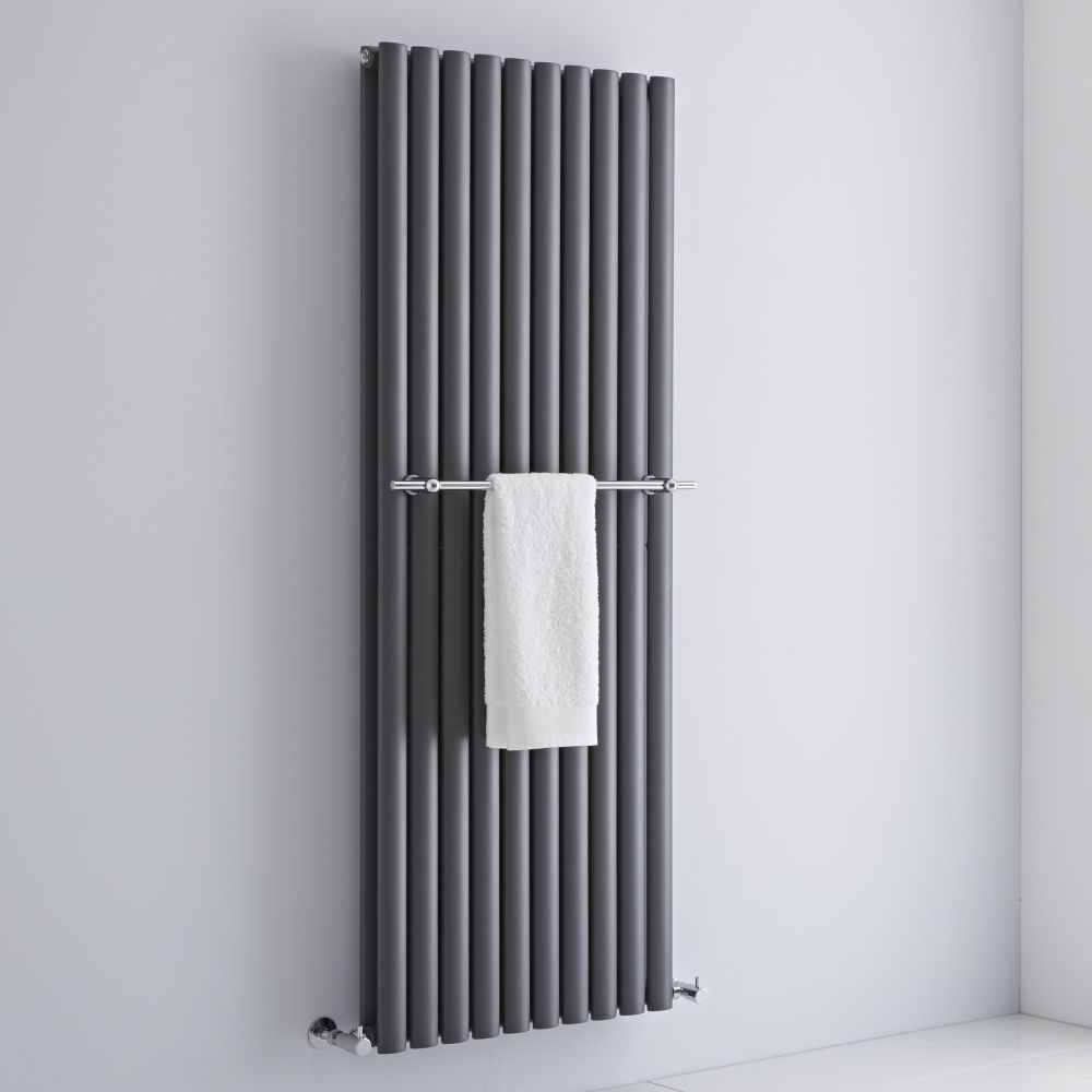 Milano Aruba - Chrome Towel Rail for Aruba Vertical Designer Radiators - Choice of Width