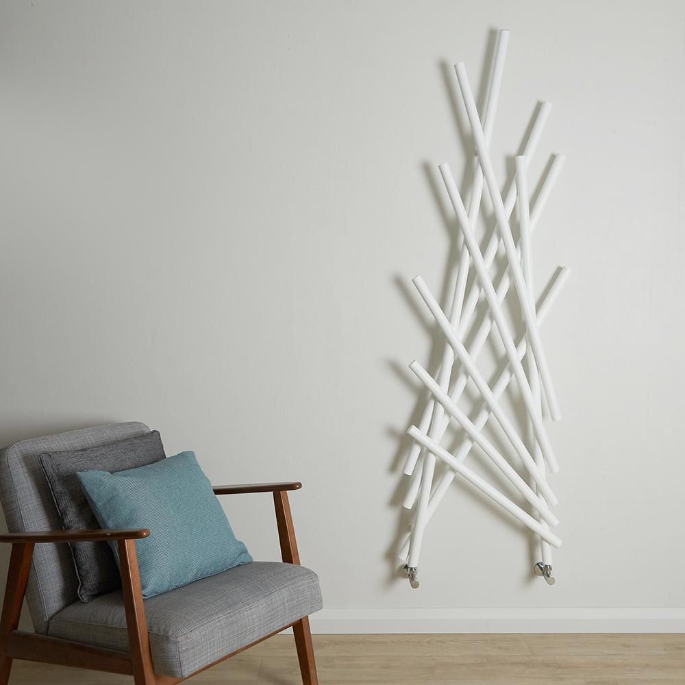 Lazzarini Way Shanghai - Mineral White Designer Radiator - 1734mm x 567mm