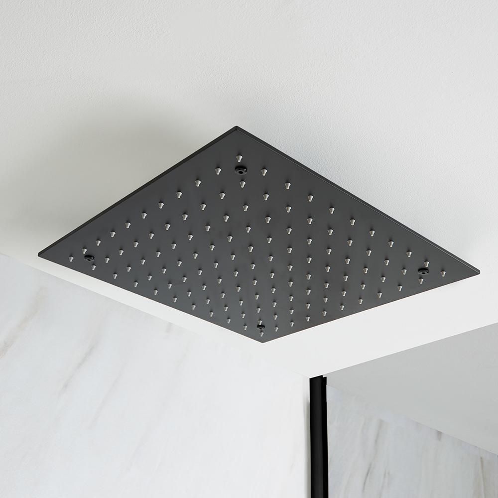 Milano - 400mm Square Recessed Shower Head - Choice of Finish