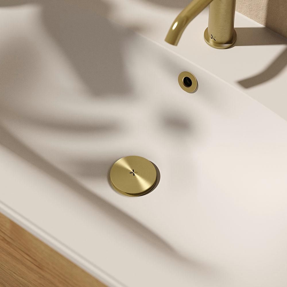 Crosswater 3ONE6 - Universal Push Button Basin Waste - Choice of Finish
