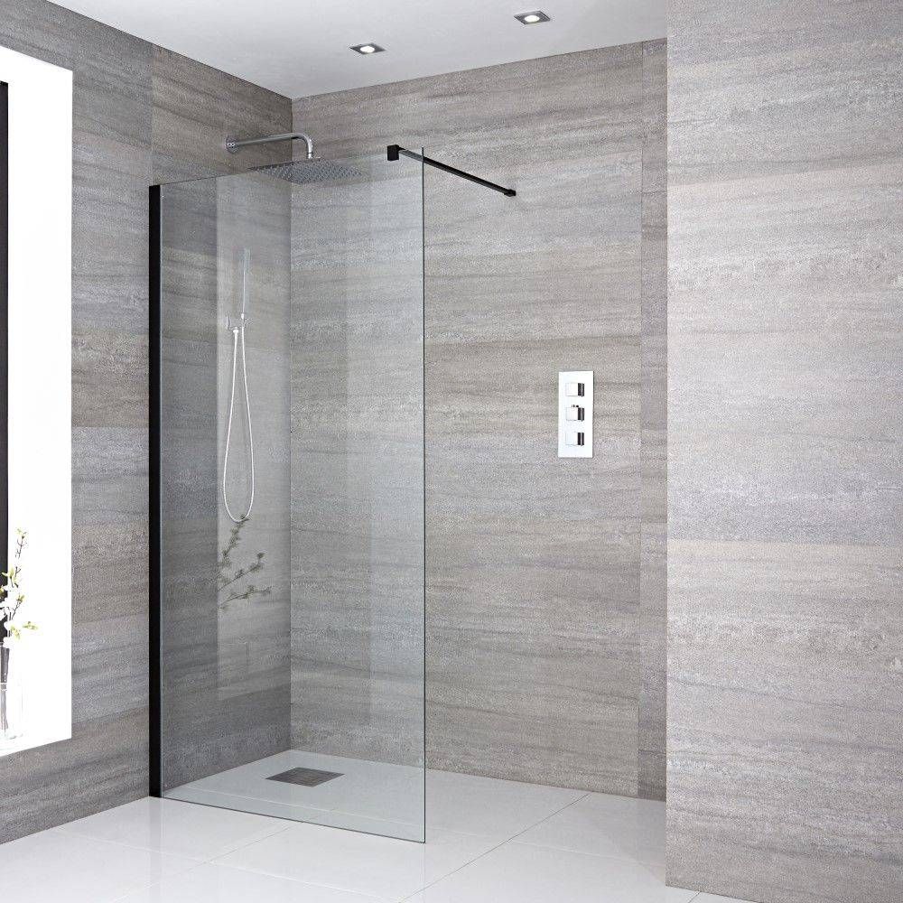 Milano - 1950mm Wet Room Screen - Choice of Size and Finish