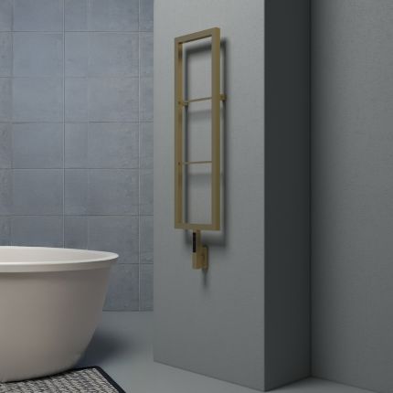 Carisa Vero - Stainless Steel Electric Towel Radiator - 1200mm x 300mm - Choice of Finish