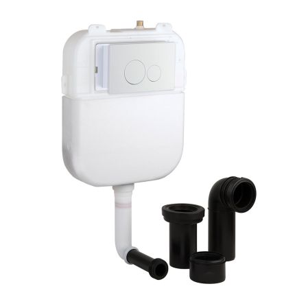 Milano - Concealed Cistern for Back to Wall Toilet Pan - Choice of Flush Plate