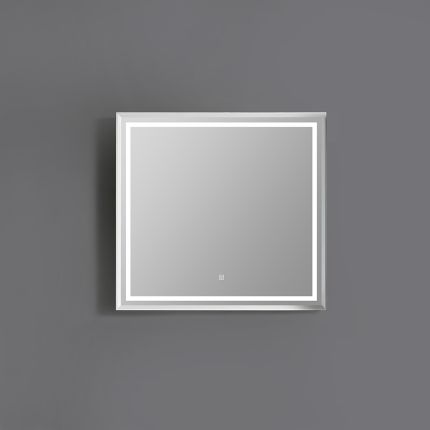 Milano Bromley - Modern Waterproof LED Mirror - 750mm x 700mm - Choice of Finish