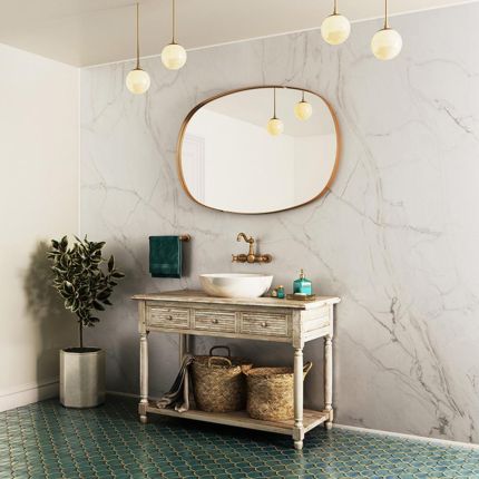Showerwall The Majestic Collection - 100% Waterproof Wall Panel - Choice of Size and Finish