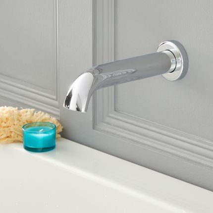 Milano Elizabeth - Traditional Wall Mounted Bath Spout - Chrome