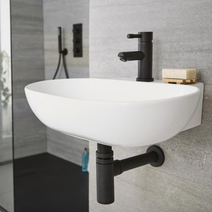 Milano - Round Basin Bottle Trap - Choice of Finish