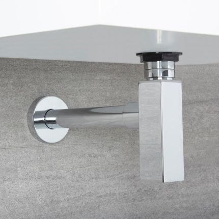 Milano Arvo - Square Bottle Trap - Chrome
