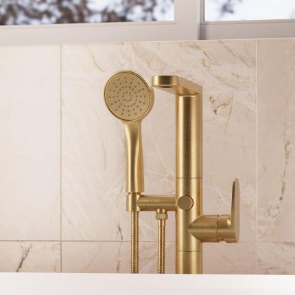 Crosswater Drift - Freestanding Bath Shower Mixer Tap with Hand Shower - Choice of Finish