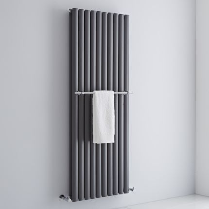 Milano Aruba - Chrome Towel Rail for Aruba Vertical Designer Radiators - Choice of Width