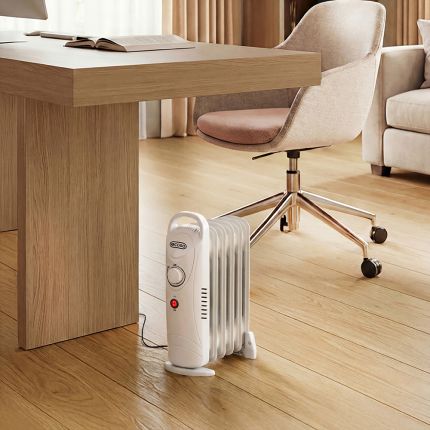 ECOSO Orla - Modern 800W Electric Portable Oil Filled Radiator - Choice of Finish