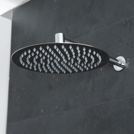Milano Mirage - 300mm Round Ultra Thin Shower Head - Chrome