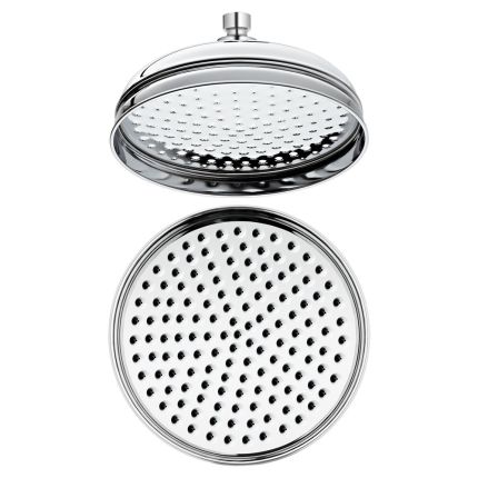 Milano Elizabeth - 300mm Traditional Apron Shower Head - Chrome