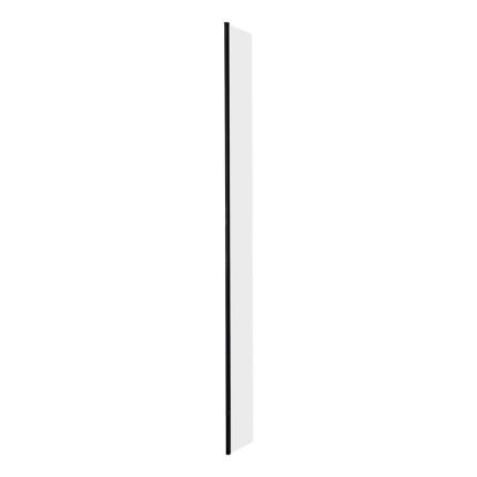 Milano Nero - Black 300mm Hinged Wet Room Return Screen