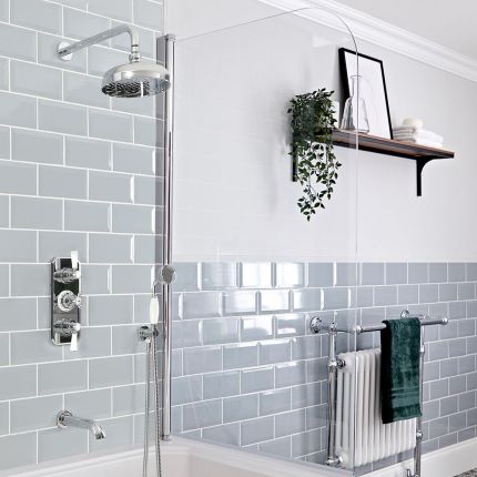 Milano Elizabeth - Traditional Thermostatic Shower Bath System - Choice of Finish and Outlets