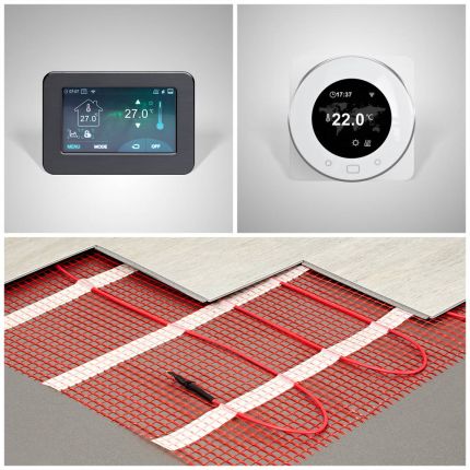 Milano - Electric Underfloor Heating - Choice of Sizes and Wi-Fi Thermostat