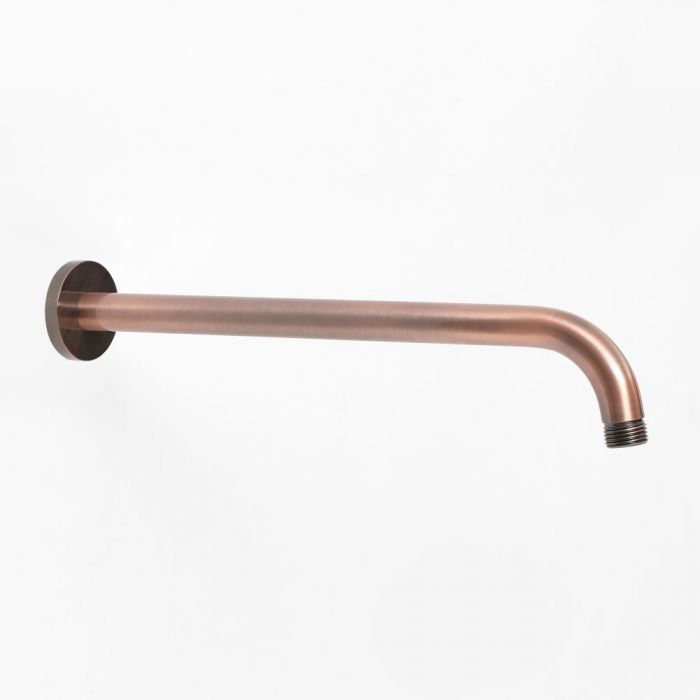 Milano Amara - Wall Mounted Shower Arm - Brushed Copper