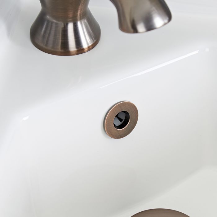 Milano - Oil Rubbed Bronze Basin Overflow Ring