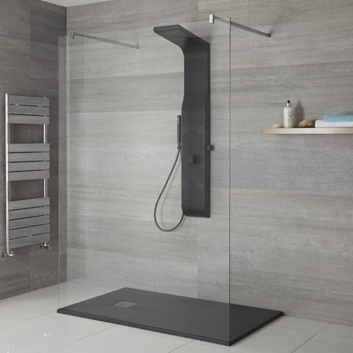 Milano Dalton - Modern Exposed Shower Tower - Choice of Finishes