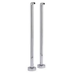 Milano Elizabeth - Traditional Floor Standing Bath Tap Legs - Chrome