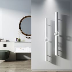 Carisa Otto - Aluminium Electric Single Towel Bar - Choice of Finish