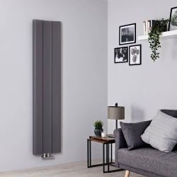 Milano Solis - Aluminium Vertical Designer Radiator - Choice of Size and Finish