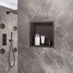 Milano - 340mm Square Shower Niche - Choice of Finish