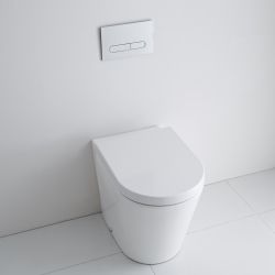 Milano Rivington - White Soft Close Quick Release Top Fix Toilet Seat