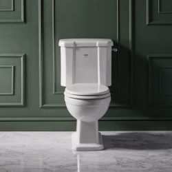 Milano Elizabeth - Traditional Close Coupled Toilet with Cistern and Soft Close Seat