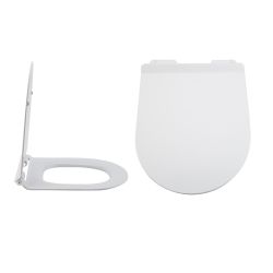 Milano Overton - White Soft Close Quick Release Top Fix Toilet Seat