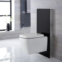 Milano Arca - Black 500mm WC Unit (Excluding Pan)