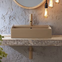 Milano Elements - Rectangular Countertop Basin - 500mm x 350mm (1 Tap Hole) - Choice of Finish