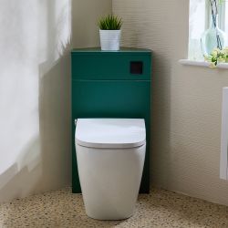 Milano Lurus - Modern Corner WC Unit with Luxus Japanese Bidet Back to Wall Toilet - Choice of Finish