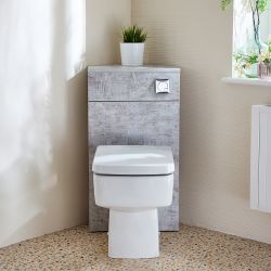 Milano Lurus - Modern Corner WC Unit - Choice of finish and Toilet Pan