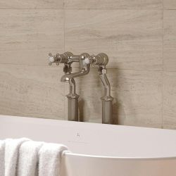 Crosswater Belgravia - Traditional Freestanding Floorstanding Bath Shower Mixer - Choice of Finish
