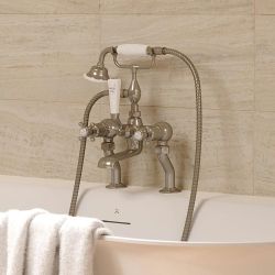 Crosswater Belgravia - Traditional Bath Shower Mixer - Choice of Finish & Handles
