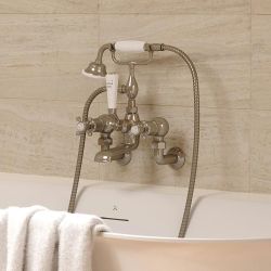 Crosswater Belgravia - Traditional Crosshead Bath Shower Mixer - Choice of Finish