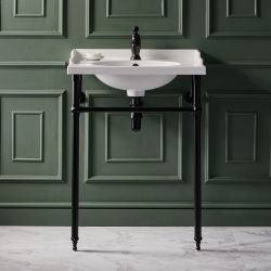 Milano Elizabeth - 630mm Traditional Basin and Washstand - Choice of Finish