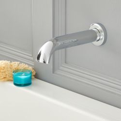 Milano Elizabeth - Traditional Wall Mounted Bath Spout - Chrome