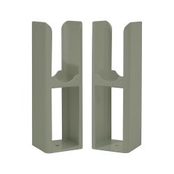 Milano Alpha - Floor-Mounting Feet for Alpha Flat Panel Designer Radiators - Choice of Colours