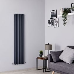 Milano Aruba - Anthracite Vertical Designer Radiator - Choice of Size