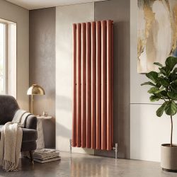 Milano Aruba - Vertical Designer Radiator - Choice of Metallic Colours and Sizes