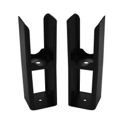 Milano Alpha - Black Floor-Mounting Feet for Alpha Flat Panel Designer Radiators