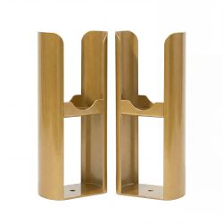 Milano Aruba - Floor-Mounting Feet for Aruba Flat Panel Designer Radiators - Choice of Metallic Colours