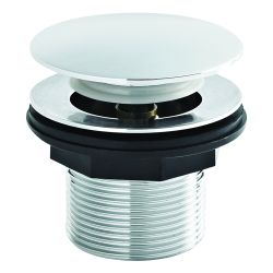 Milano Select - Modern Push Button Bath Waste - Chrome