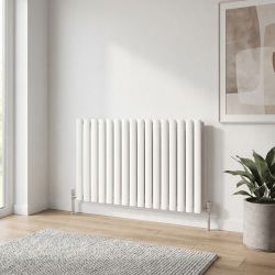 Sterling Quinn - Horizontal Designer Radiator - 595mm Tall - Choice of Finish and Width