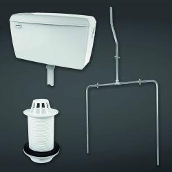RAK - Exposed 9.0L Urinal Auto Cistern - for 2 Urinals