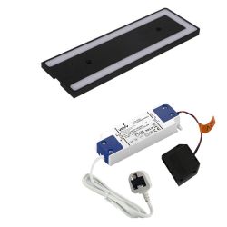 VEW Pulsar - Under Cabinet LED Spotlight - 1-Light Kit - Choice of Finish & Temperature